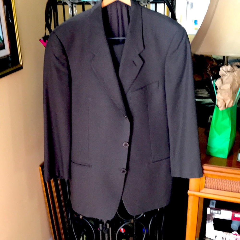 Giorgio Armani suit , size 42 jacket with size 34 pants. Worn 4 times, like new